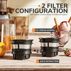 Extracteur de jus MIUI Slow Juicer : extrayez facilement et sainement des jus frais
